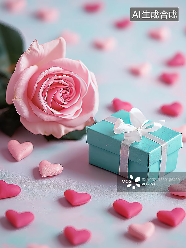 【AI数字艺术】情人节礼物图片素材