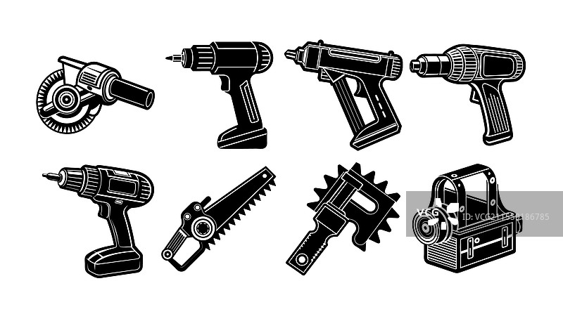 机械轮廓工具包图片素材