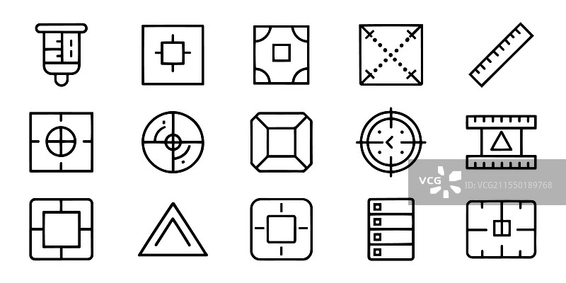 维度、面积和周长测量相关图片素材