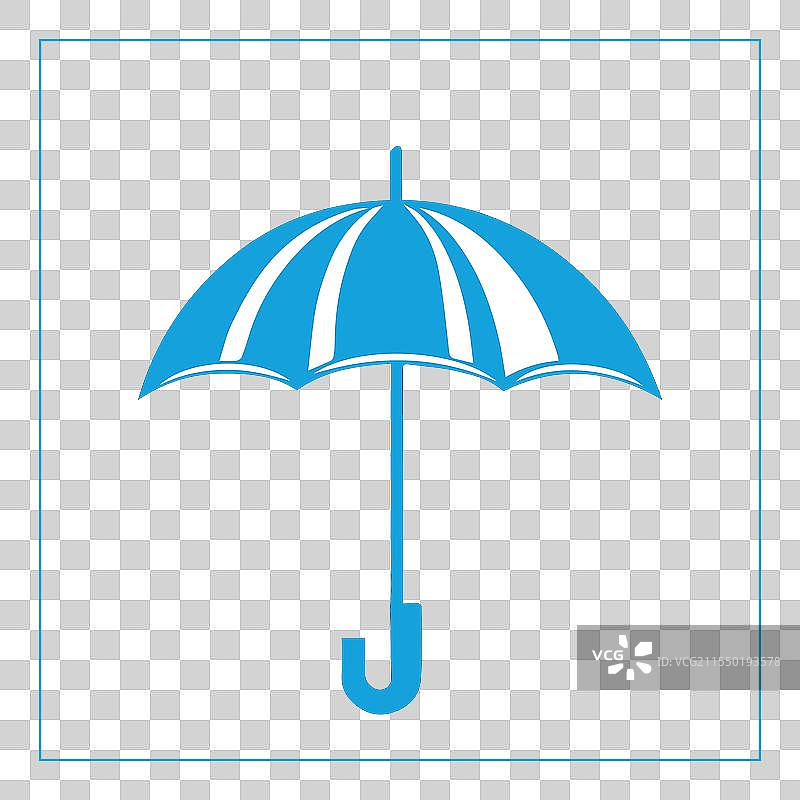 极简风格伞图标集合图片素材