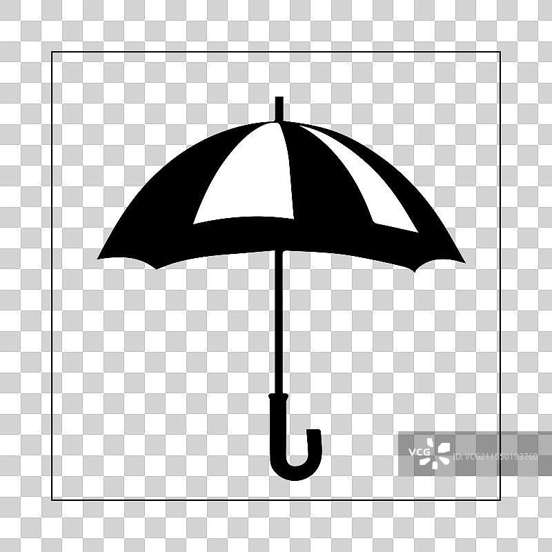 雨伞图标集合标志与符号图片素材