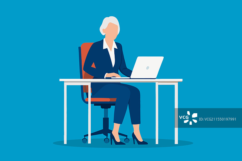 职业中年女性公司高管图片素材