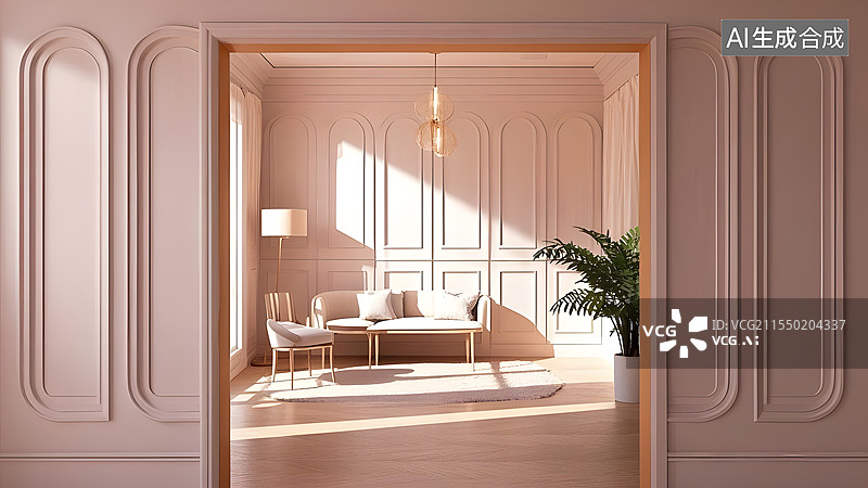 【AI数字艺术】与家与设计家居生活类电商有关的图片边框背景图片素材