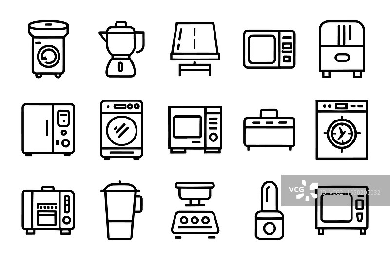 厨房烤箱搅拌机洗碗机食品加工机图片素材