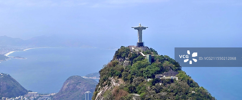 里约耶稣山（彩色）图片素材