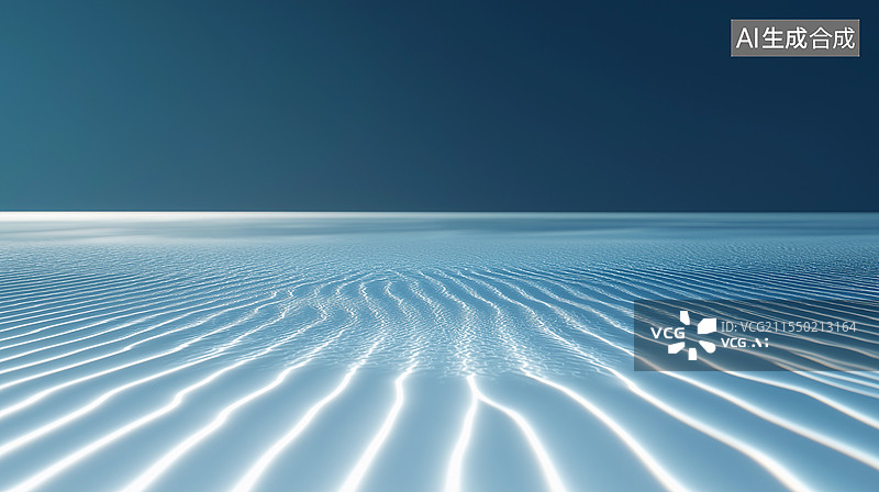 【AI数字艺术】互联网科技蓝色背景——流动液体图片素材