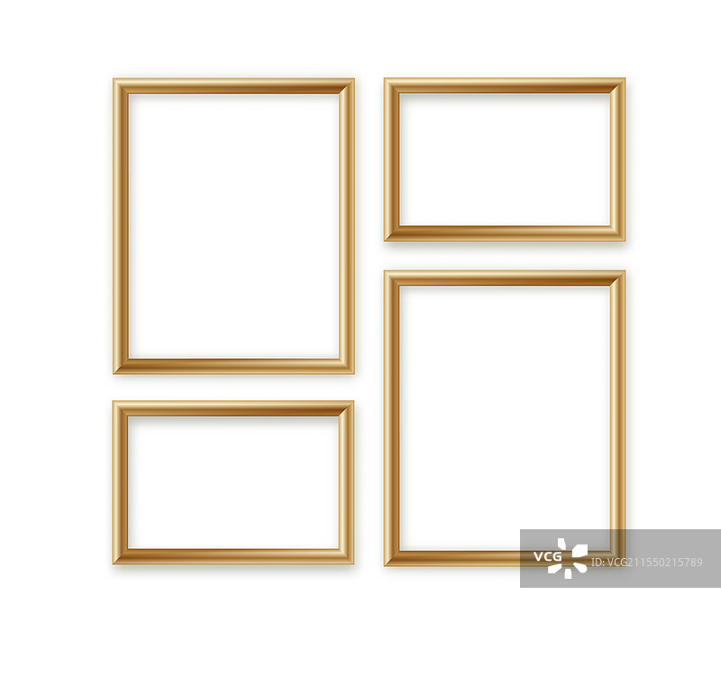 木质相框收藏 3D 图片图片素材