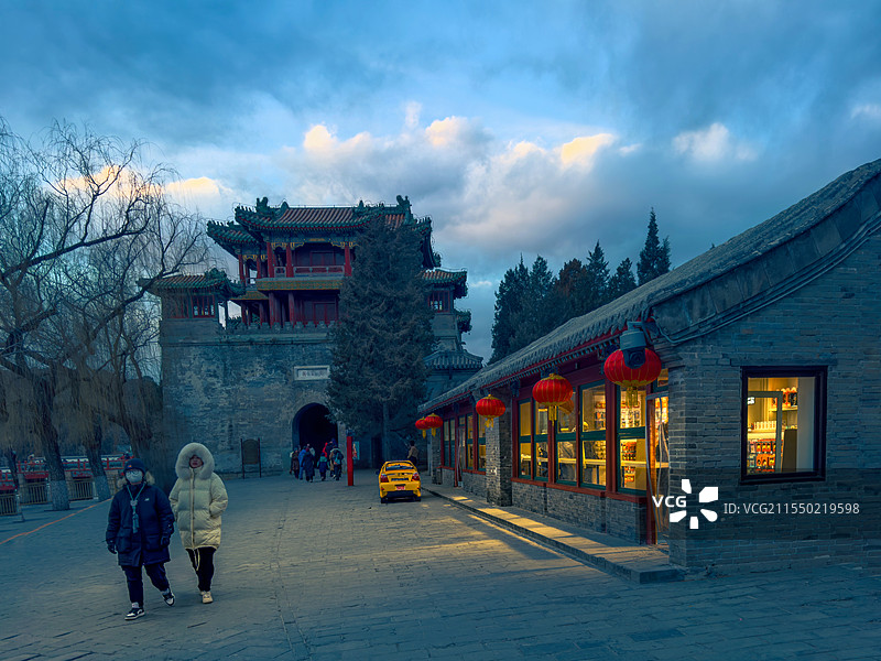 颐和夕暖·冬幕情图片素材