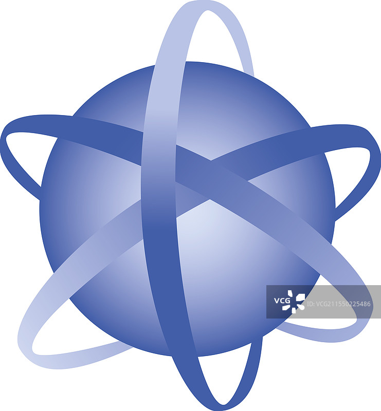 旋转地球仪标志模板设计图片素材