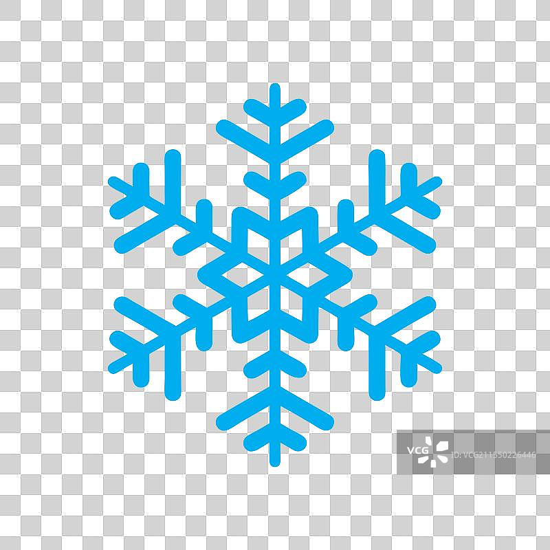 圣诞雪花节日设计图片素材