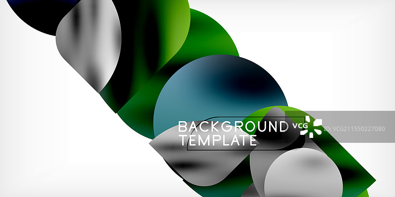 明亮的圆圈与阴影的抽象背景图片素材