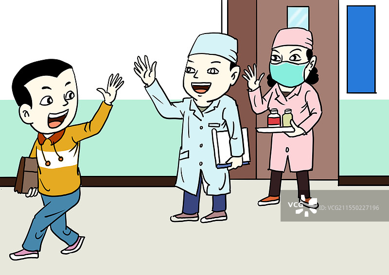 无陪护病房帮助家庭解决“一人住院，全家奔波”难题图片素材