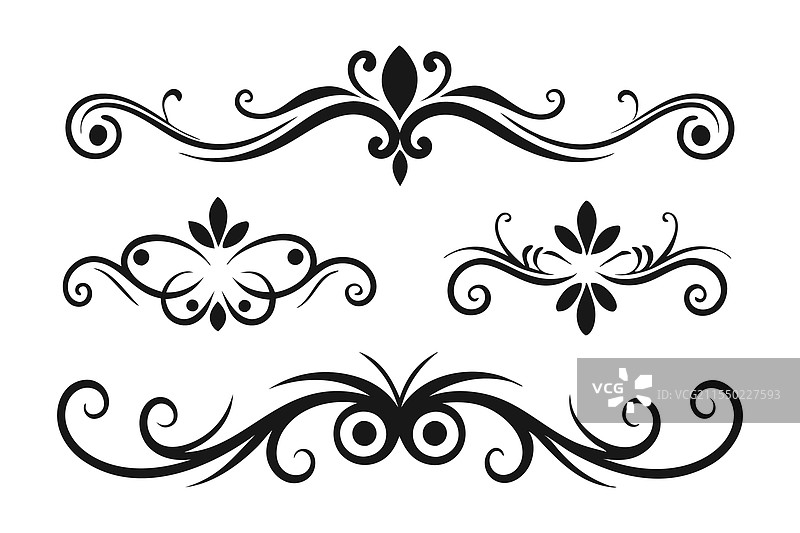 一套精心挑选的装饰元素，旨在图片素材