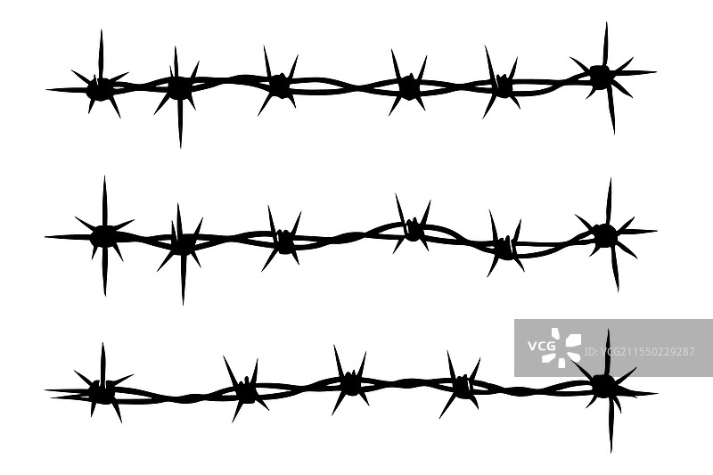 孤立在白色背景上的铁丝网图片素材