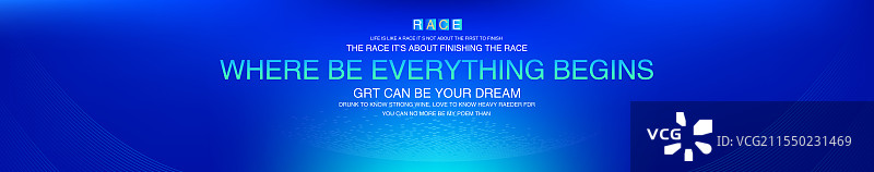 蓝色科技背景主视觉图片素材