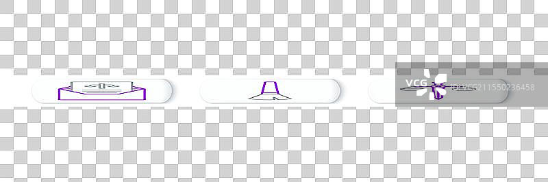 正义的天平、传票和颜料的线条设置图片素材