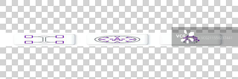 设置汽车火花塞底盘和合金车轮图片素材