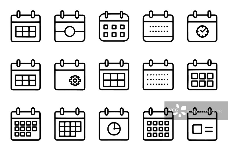日期安排预约议程组织图片素材