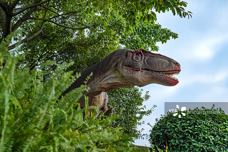 自贡恐龙博物馆的恐龙雕塑图片素材