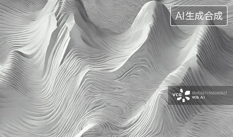 【AI数字艺术】抽象山峦图片素材