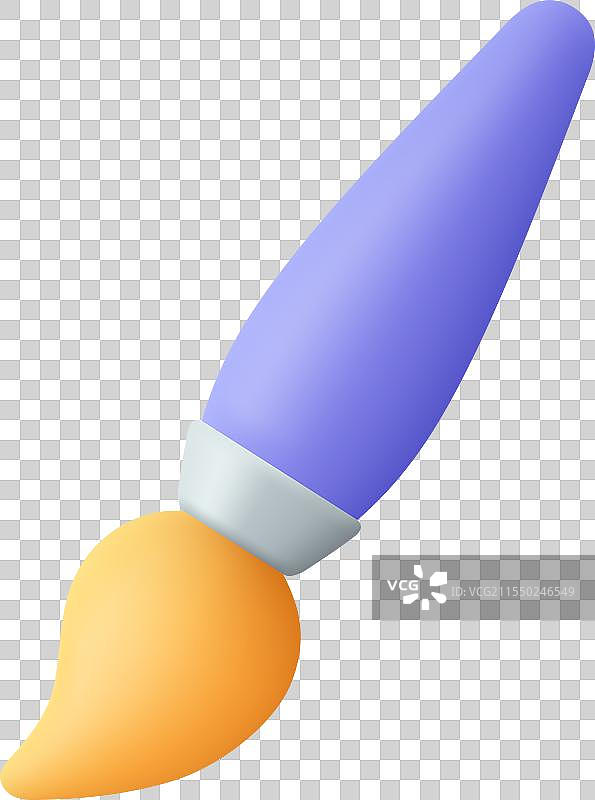 画笔 3D 图标 卡通 极简风格图片素材