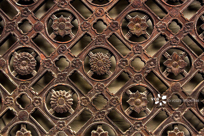 中国云南省红河哈尼族彝族自治州建水县西庄镇团山村民居景观图片素材