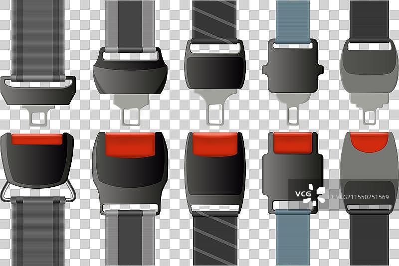 安全带设置，请系好安全带警告图片素材