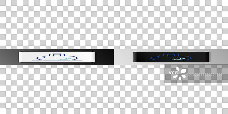 破损的重量图标，背景为灰色图片素材