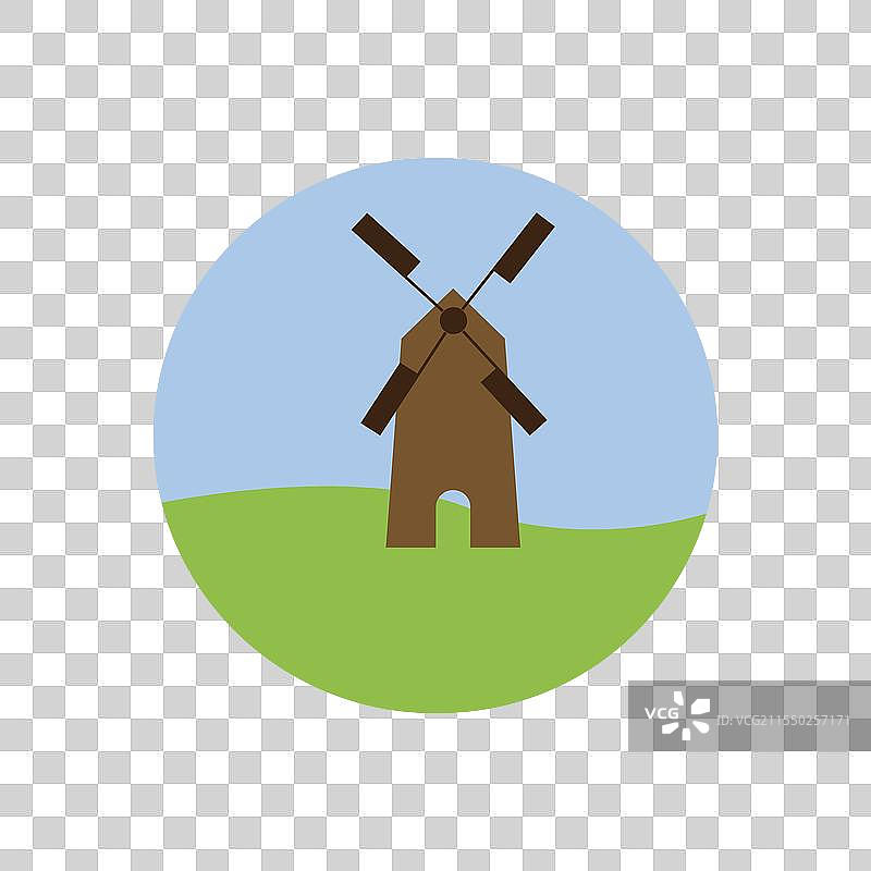 风车标志图片素材