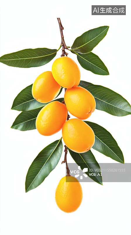 【AI数字艺术】枇杷水果图图片素材