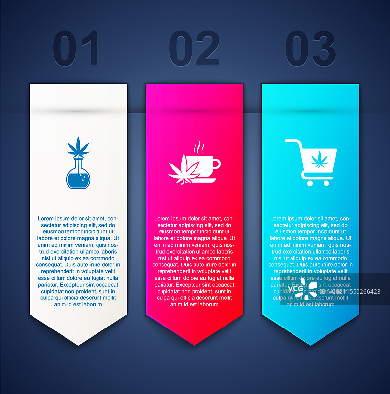 试管、玛丽华、茶杯和购物的组合图片素材