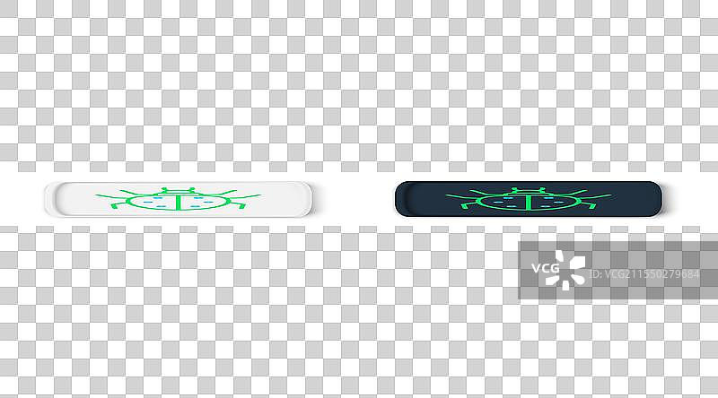 线虫图标，孤立在白色背景上图片素材