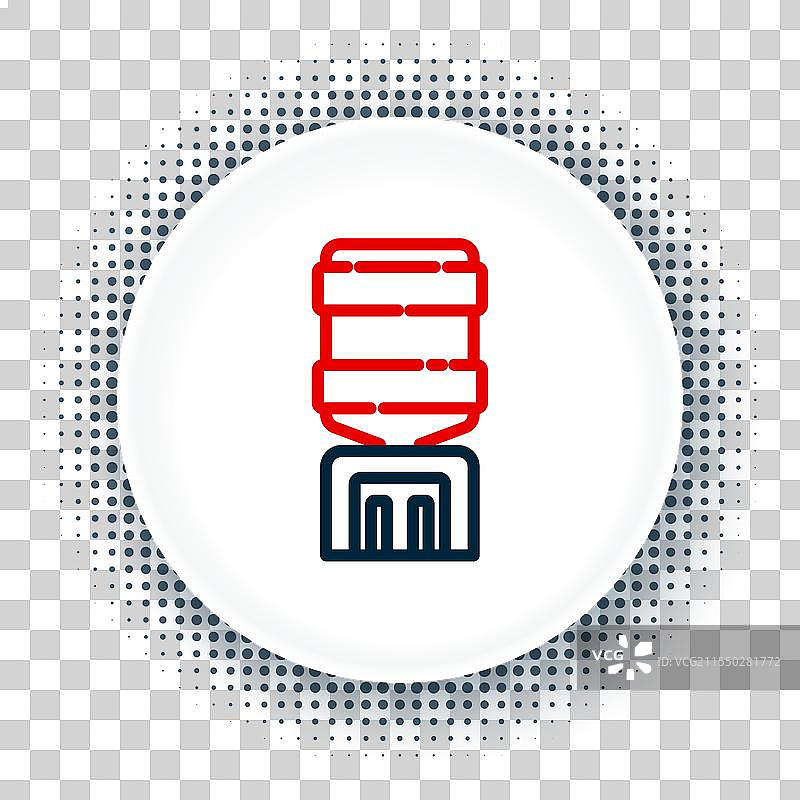 办公室和家庭用的饮水机图标图片素材