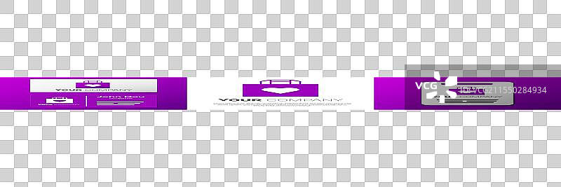 带有心形图标的购物袋标志设计图片素材