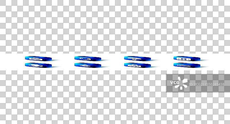 带麦克风的耳机盒飞翔图片素材