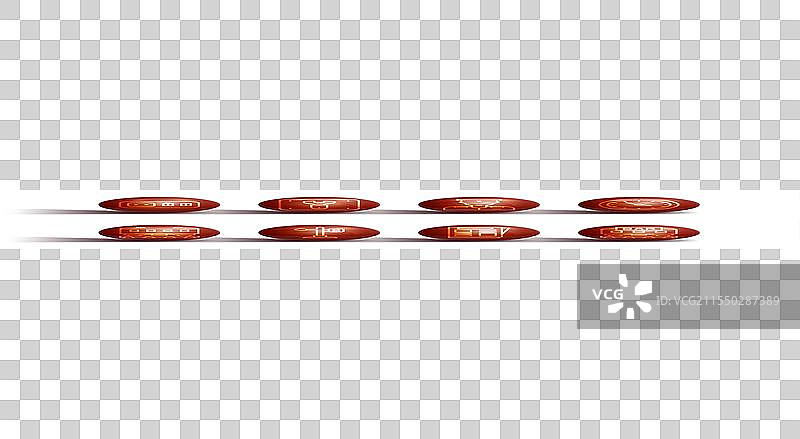 乘客列车车厢的线路电源插座图片素材