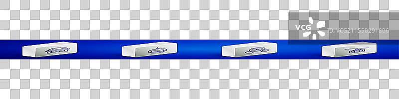 等距线条冰球头盔滑雪缆车奖牌图片素材