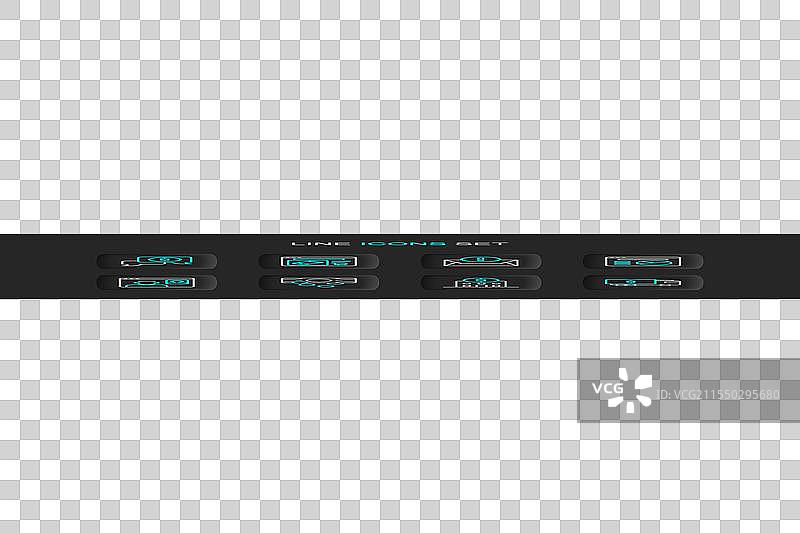 装甲车在银行大楼前排成一行，堆满纸币。图片素材