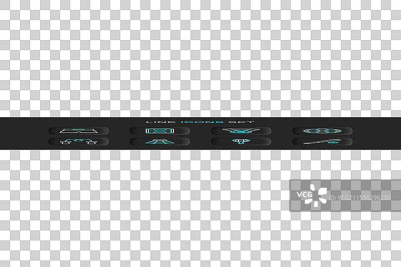 棒球棒、网球拍和球的排列图片素材