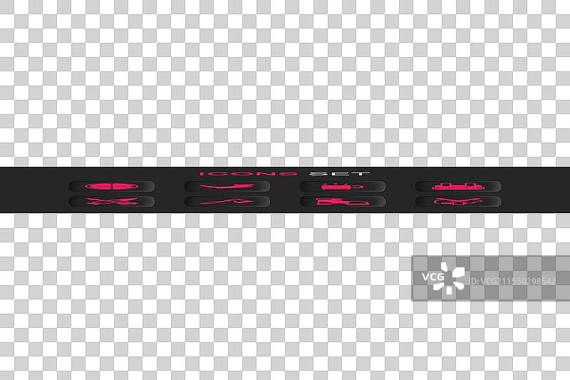 木制斧头、狩猎号角、狙击光学瞄准器图片素材