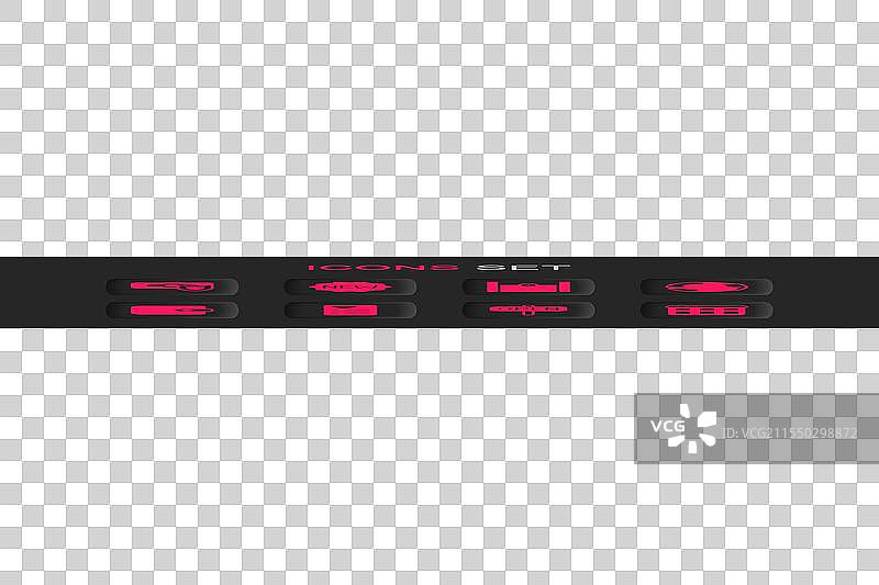 设置带有新货币保护的购物清单价格标签图片素材