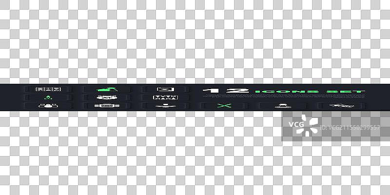 为桌游宾果游戏设置的骰子和筹码交叉图案图片素材