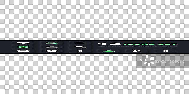 运动奖项上的汽车消声器扳手工具图片素材
