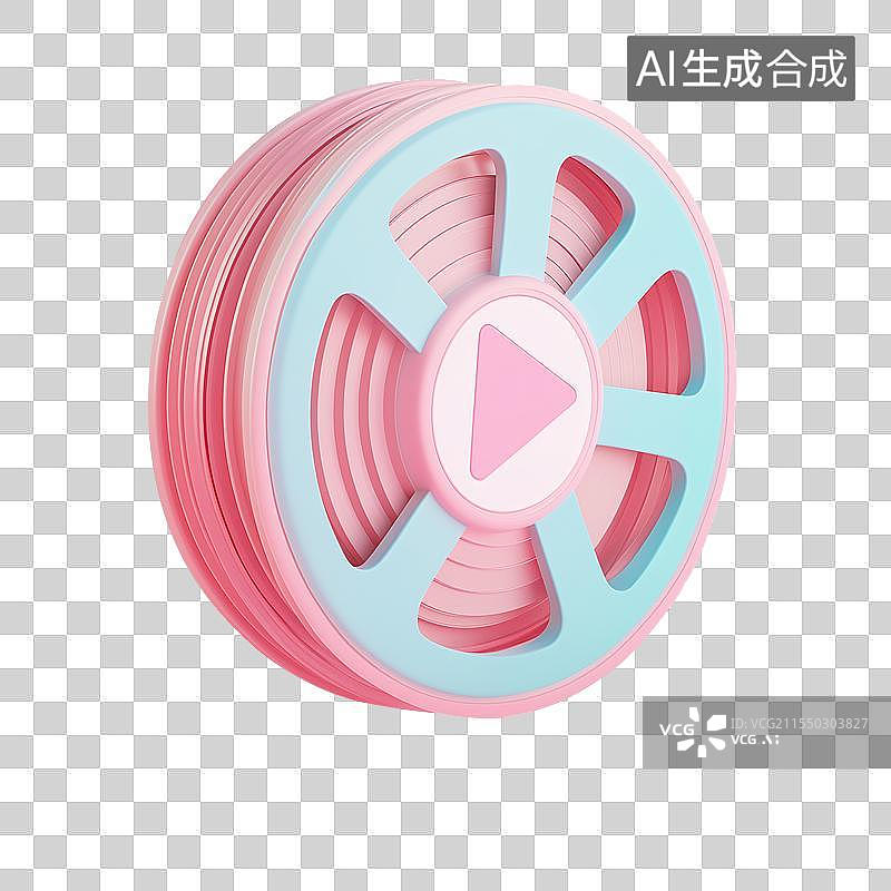 【AI数字艺术】3D录影带图片素材