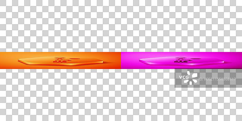 等距箭头图标上的毒药图标图片素材