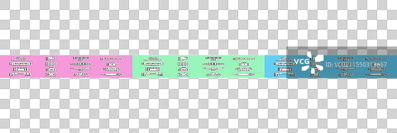 一排香肠、砖炉、酱料瓶图片素材
