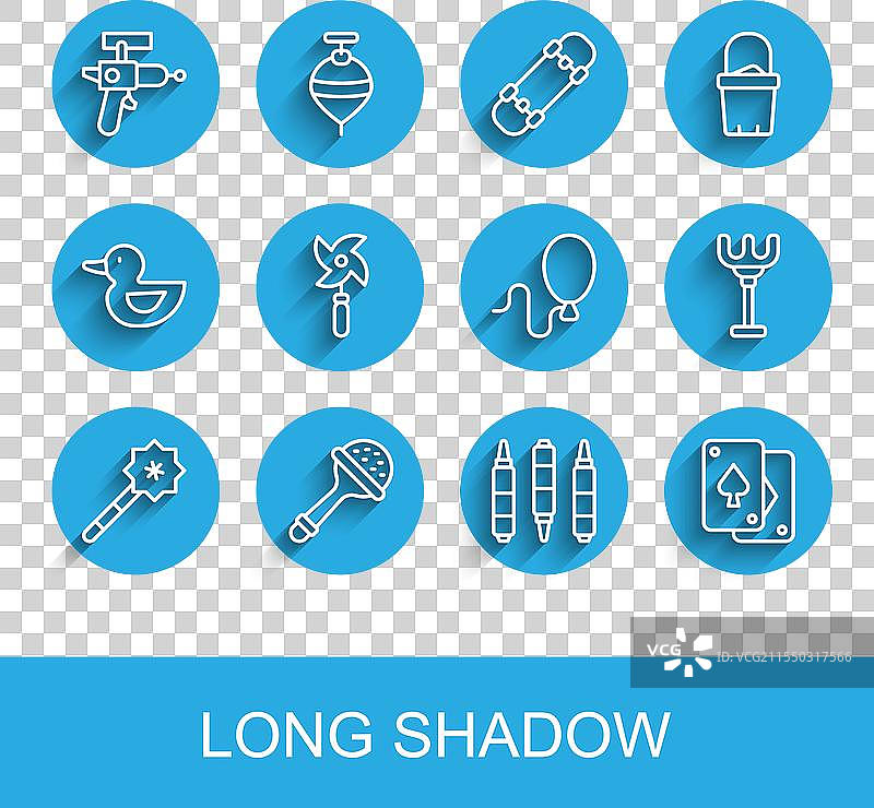 魔法棒摇铃婴儿玩具激光枪图片素材