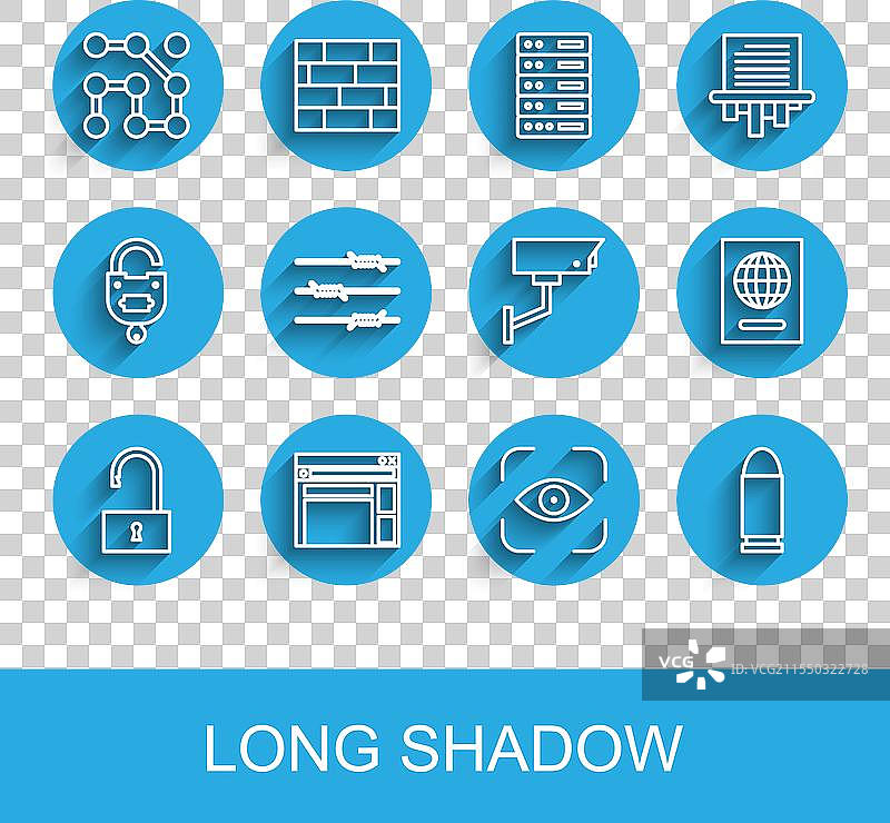 打开的挂锁网站模板图形图片素材