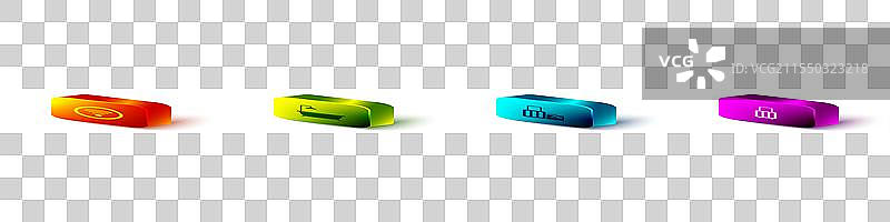 等距无线Wi-Fi浴缸与淋浴组合图片素材