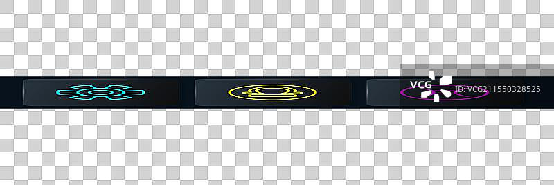 双子座和天秤座的黑色方块与太阳线图片素材